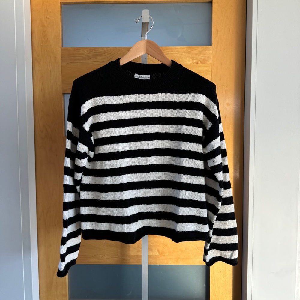 Velvet Charcoal Knit Sweater